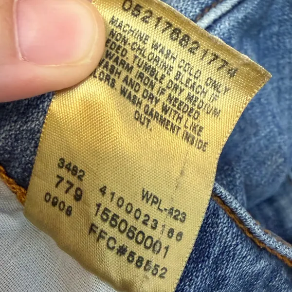 Levis 515 Womens Size 8 Medium Straight Leg Jeans Stretch Blue Denim Everyday - Image 6