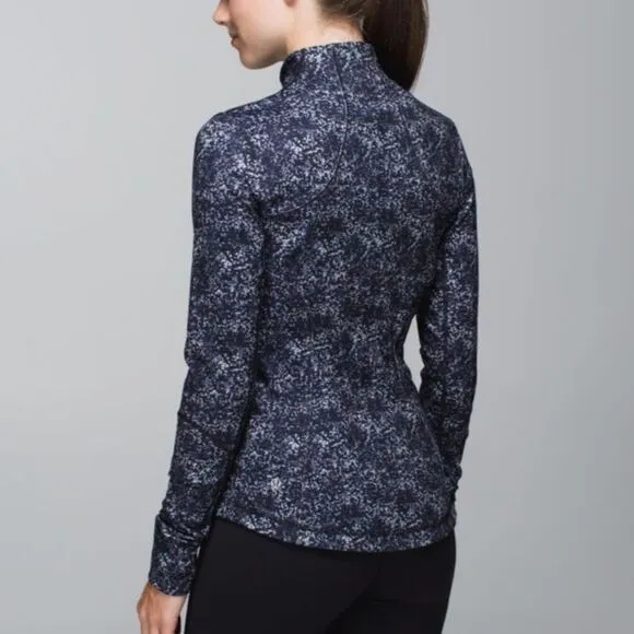 Lululemon Size 2 Forme Jacket‎ Full Zip Black Purple Blue - Image 10