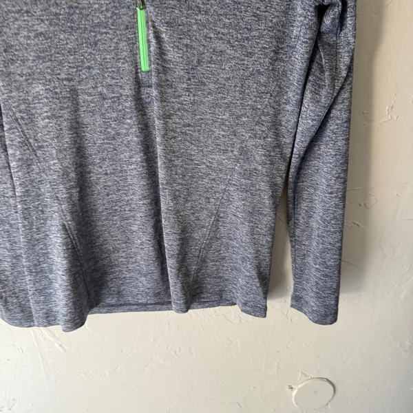 Under Armour HeatGear‎ Women's Blue Loose 1/4 Zip Long Sl Athletic Top Small - Image 3