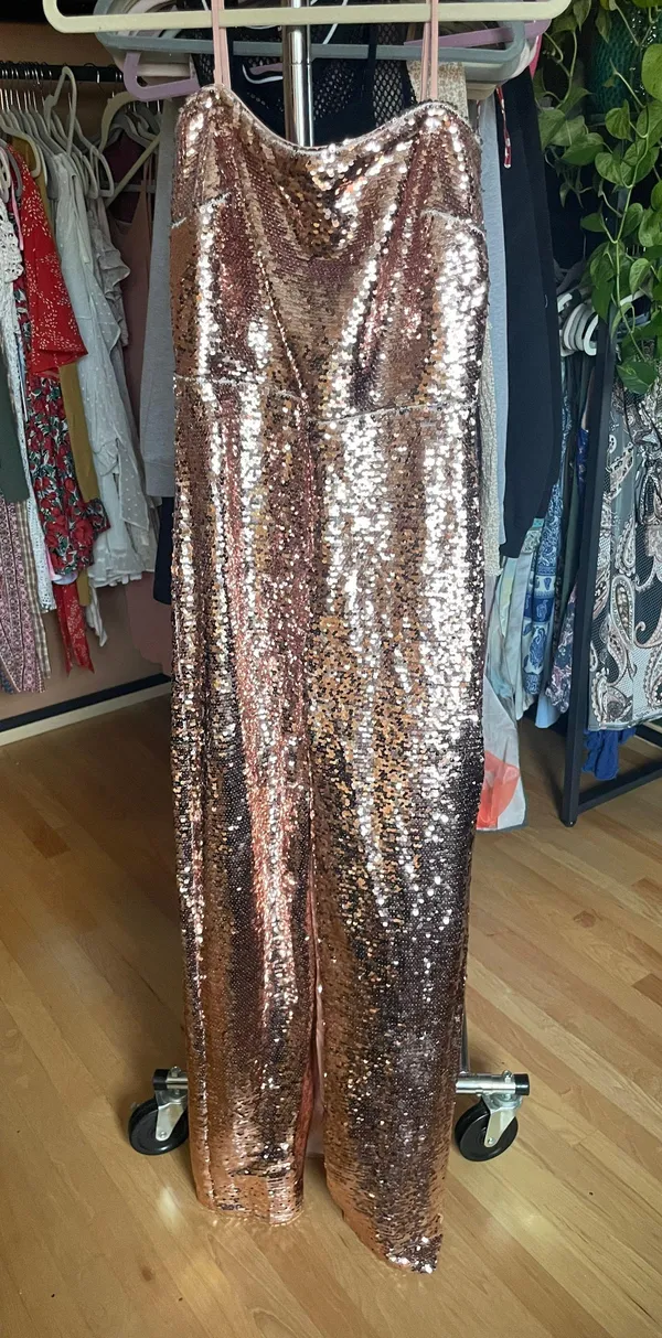 Revolve Rose Sequin Gown - Image 3