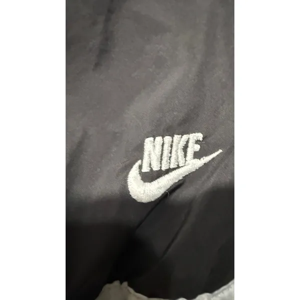 Nike Sportswear Womens Black Running Shorts Grey Trim Size M 8-10 vintage - Image 3