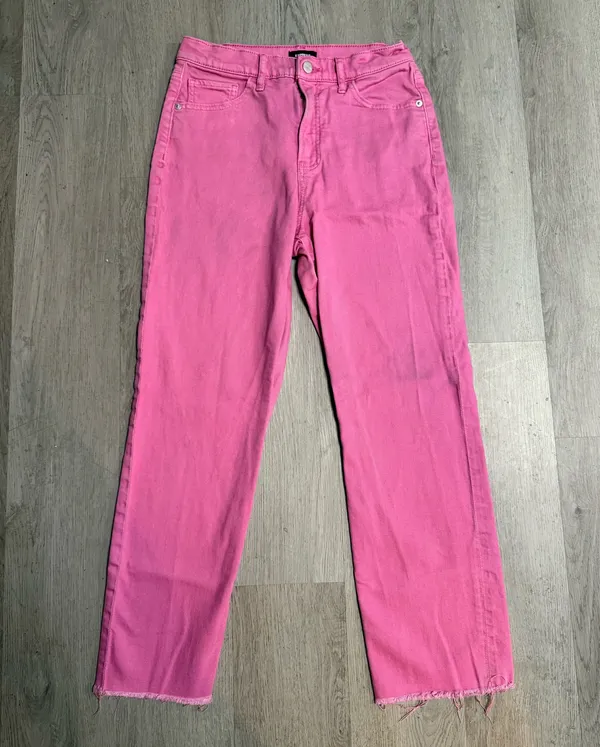 Express high rise straight ankle jeans - Image 2