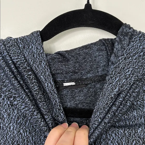 Lululemon Pick Up The Pace Long Sleeve Sweatshirt Luon Womens Size 10 Blue Black - Image 5