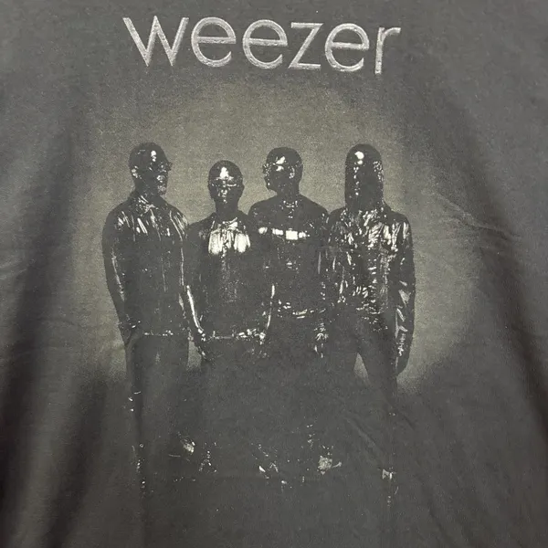 Weezer The black Album Cover graphic T-Shirt XL - Image 2