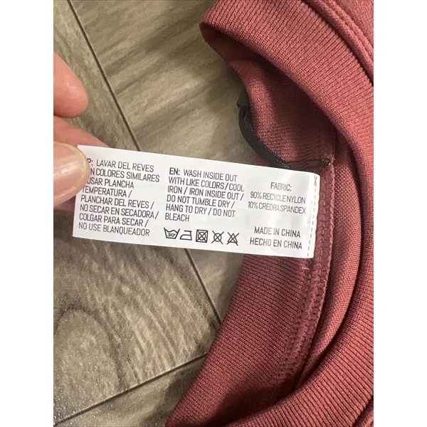 Alphalete Woman’s Ozone Crop Bra - Gingerbread, Size Small - Image 10