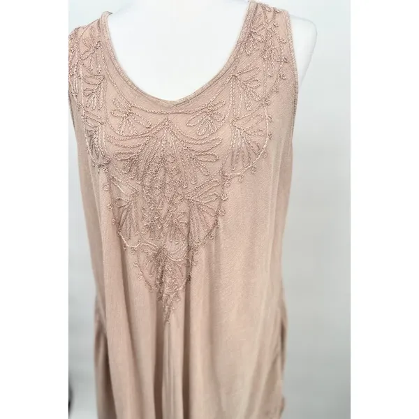 Ashley Taylor Asymmetrical‎ Dress Womens O/S Hippie Boho Festival Floral Cottage - Image 2