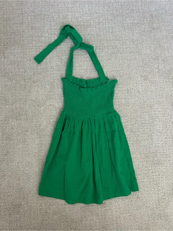 Princess Polly Green Halter Mini Sundress Size 2! - Image 3