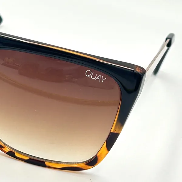 Quay Australia OTL II Sunglasses Womens Oversized Tortoise Fade Rose‎ Gold Glam - Image 5
