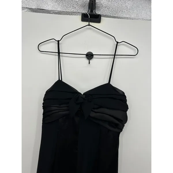 Y2K Whimsigoth Midi Dress Sz 4 Handkerchief Hem Grunge Dark Romantic‎ Fairy - Image 5