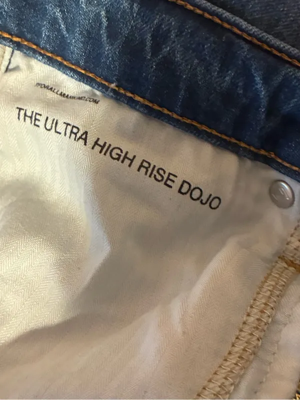 7 for all man kind women Dark Blue Bootcut Jeans high rise dojo size 34 - Image 5