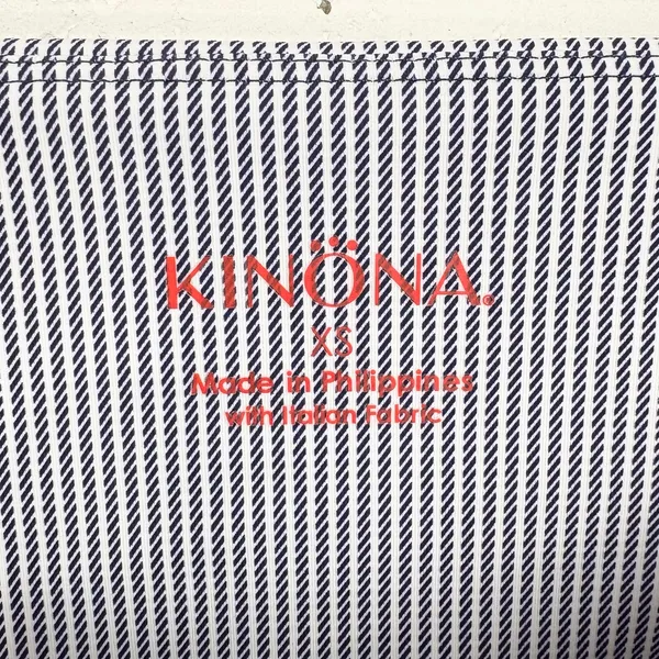 Kinona Womens Golf Skort Italian Nylon Stretch Fabric Navy Blue Stripe Size XS - Image 5