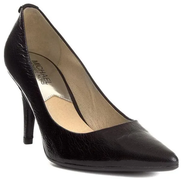 MICHAEL MICHAEL KORS MK Black Flex Mid Pointed-Toe Pumps - Image 2