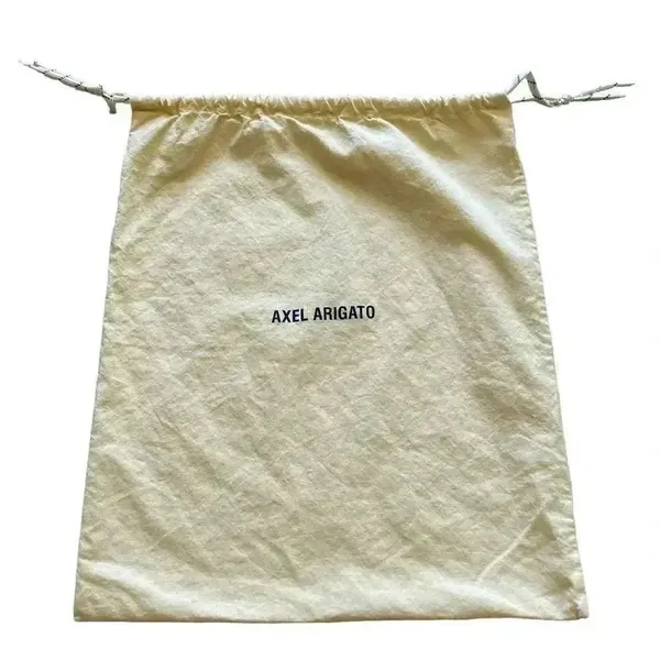 Axel Arigato Plastic Soft Material Dust Bag with Drawstring Closure # 1353 Yellow - Image 2