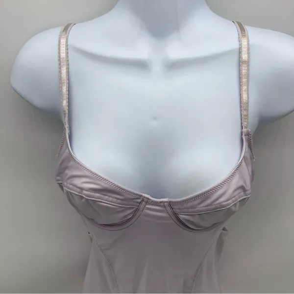 Urban Outfitters Out From Under Elegant Lavender Bodysuit-Under Wire in Bra-Sz M - Image 2