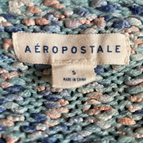 Aeropostale Super Soft Multicolor V-Neck Sweater - Image 3