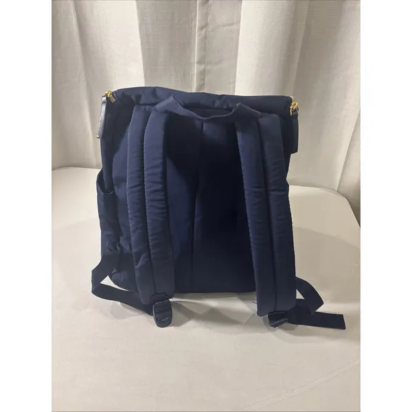 LITTLE ME Navy/Gold Tote Diaper Bag‎ Backpack 6 Pocket - Image 10