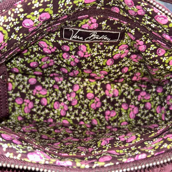 Vera Bradley Plum Quilted Shoulder Bag - Image 12