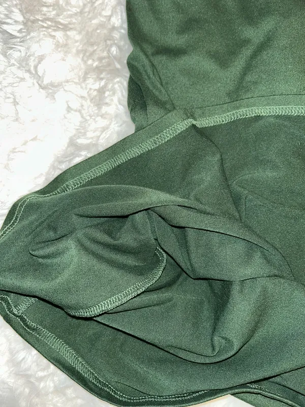 SheIn NWOT Solid Green Cami Long Soft Lounge Dress - Image 9