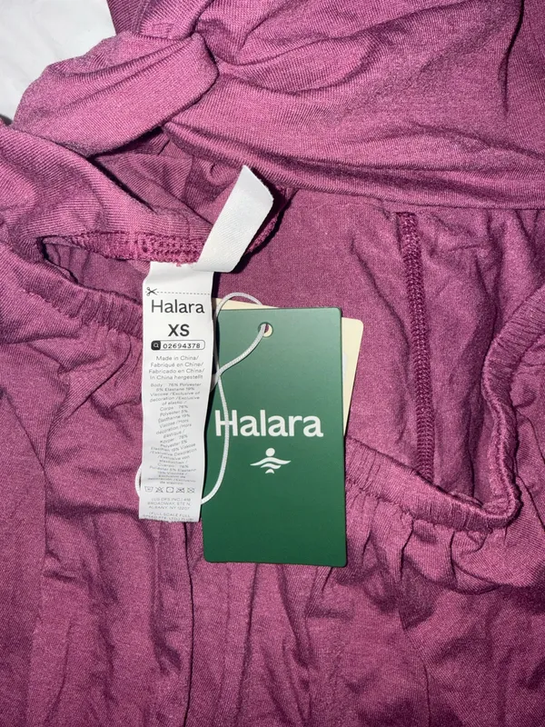 Halara Easy Peasy Open Back Purple Romper - Image 4