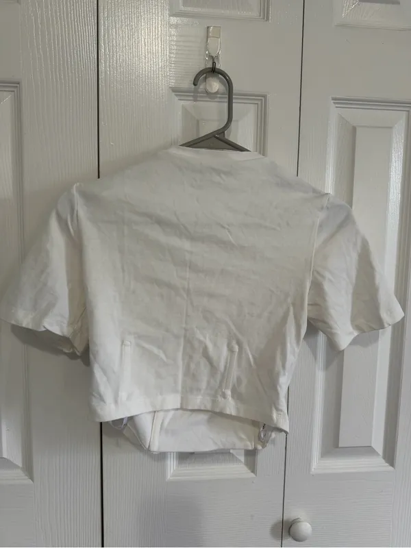 Self-Portrait Corset Crop Top White Size 2 - Image 3