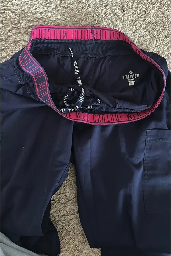 MedCouture Navy Scrub Pants - Image 2