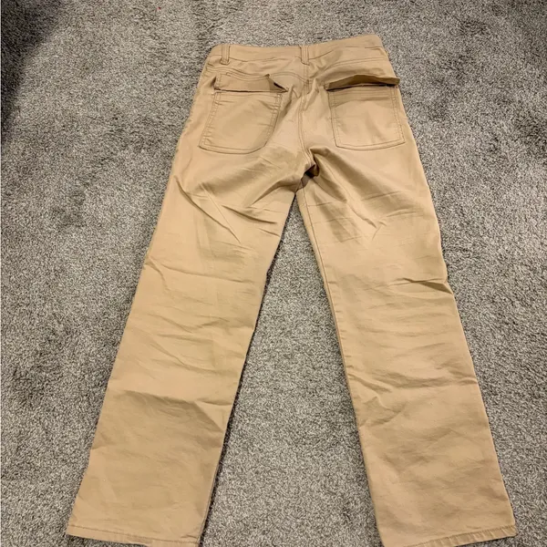 Women’s VIP JEANS Beige Cargo Pants Size 5/6 Baggy Pants Cream EUC - Image 5