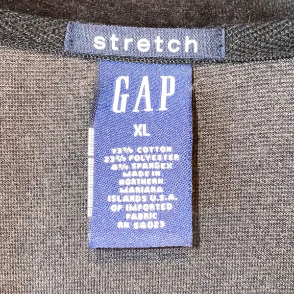 Vintage GAP Velour Zip‎ Jacket Brown XL Stretch Y2K Track Style - Image 3