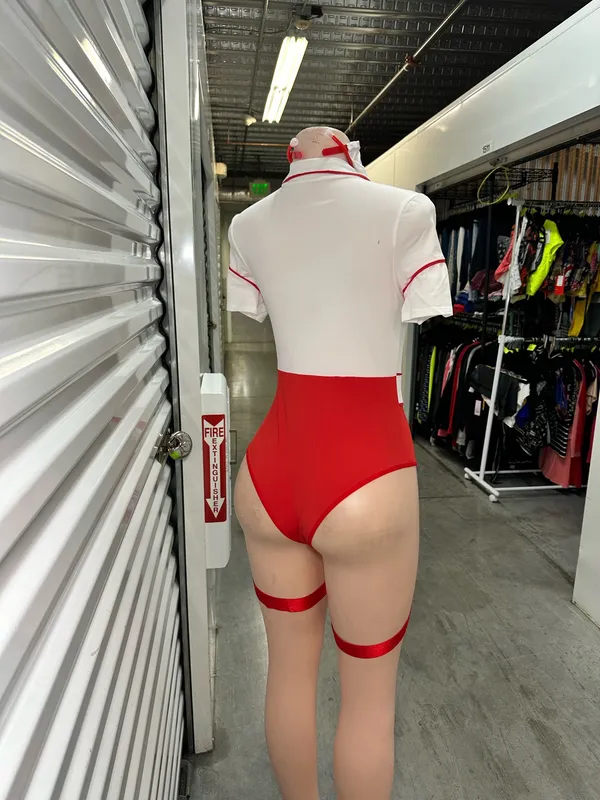 Nurse costume (different sizes Red Size undefined - Image 8