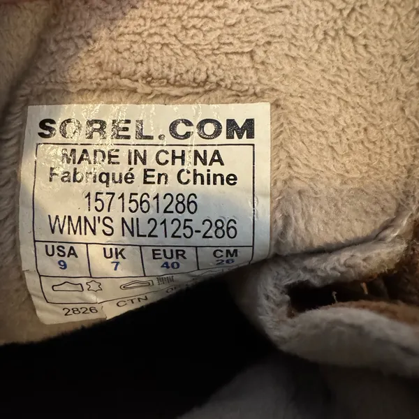 Sorel Tan and Brown Boots women’s 9 - Image 7