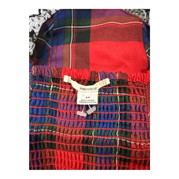 Women’s Kimchi Blue red‎ crop top - Image 4