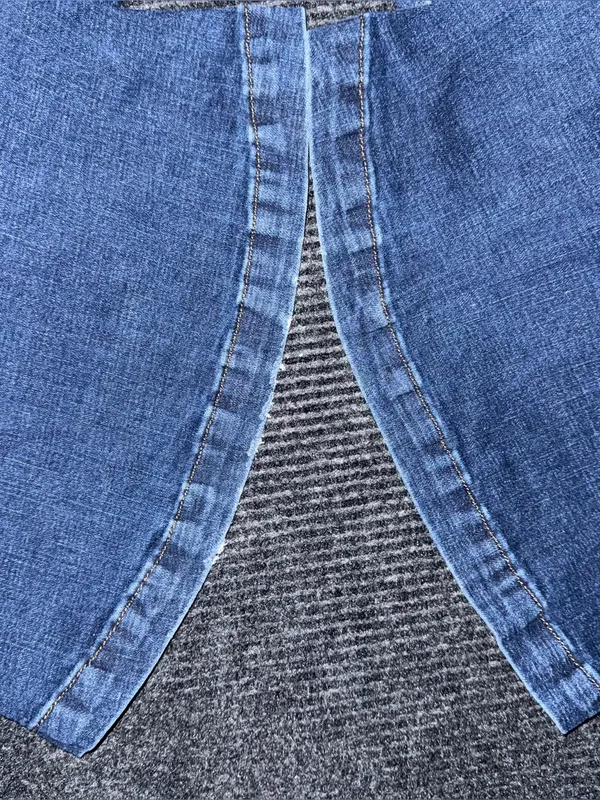 Wrangler Retro High Rise Trumpet Super Flare Bell Bottom Jeans Sz 26x31 Western - Image 7
