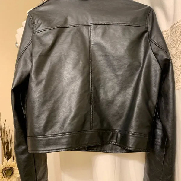 Women’s motorcycle style jacket im L Black Size L - Image 2