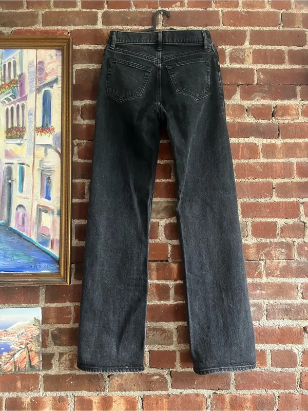 Abercrombie Ultra High Rise 90s Straight Jean Vintage Comfort Stretch Sz 2L - Image 8