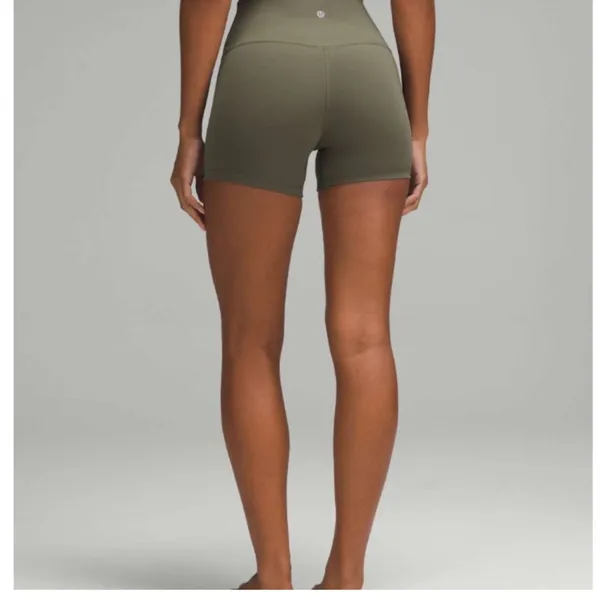 Lululemon Align High-Rise Short Army Green 4” Size 4 - Image 3