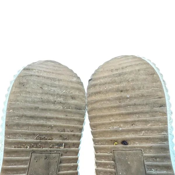 Dolce Vita Dannis Shoes Womens Size 8 White Woven Platform Low Top Sneakers‎ - Image 9