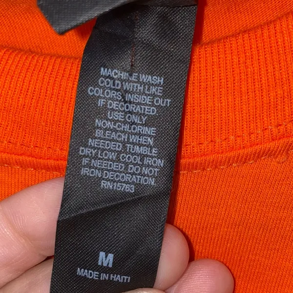 Eskimo Joe's Stillwater OK Graphic Tee Medium Orange Game Day Shirt Double Sided - Image 3