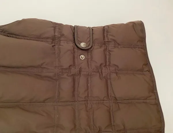 Eddie Bauer Women’s M Brown Down Puffer Vest Full Zip Pockets Lightweight - Image 3
