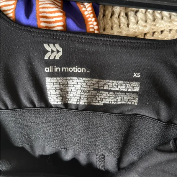 All in Motion Black athletic dress with built in shorts - Image 4