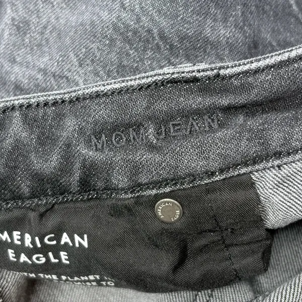 American Eagle Outfitters Black Mom Straight Jeans - Image 6