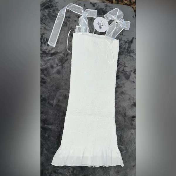 Princess Polly Lerea Mini Dress in White Size 0 New with tag - Image 6