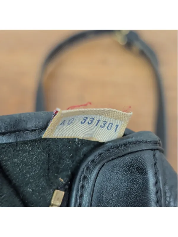 Vintage Dooney & Bourke Black on Black AWL Shoulder Bag - Image 9