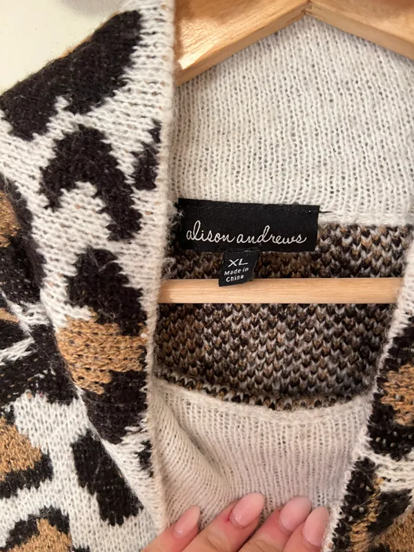 Alison Andrews Leopard Sweater - Image 3