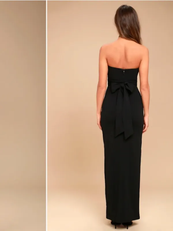 LULUS Prom Chic Wedding Holiday Sexy Elegant Vixen Sophisticated Cocktail Maxi - Image 5