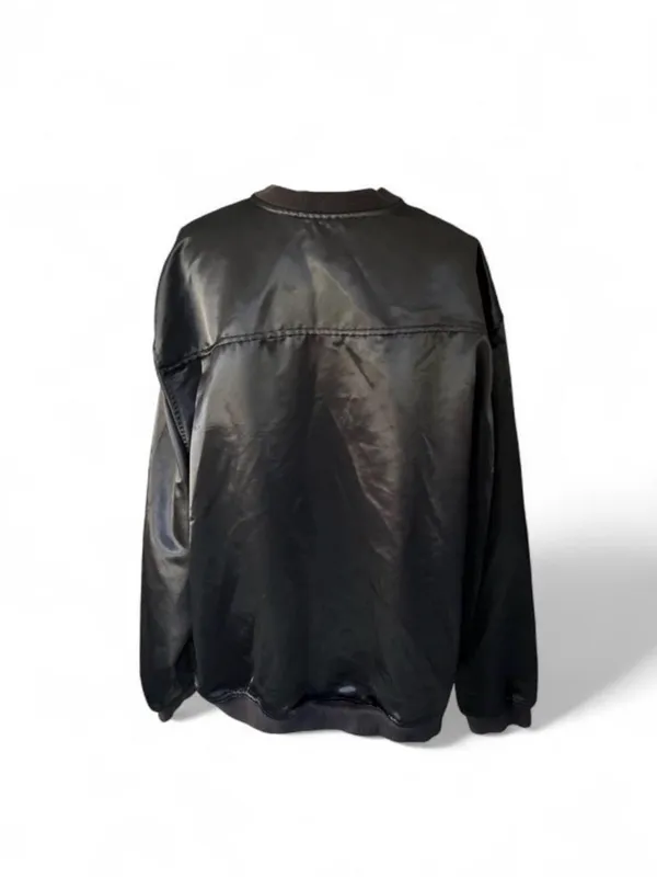 Caribbean Joe Black Bomber Jacket - Image 3
