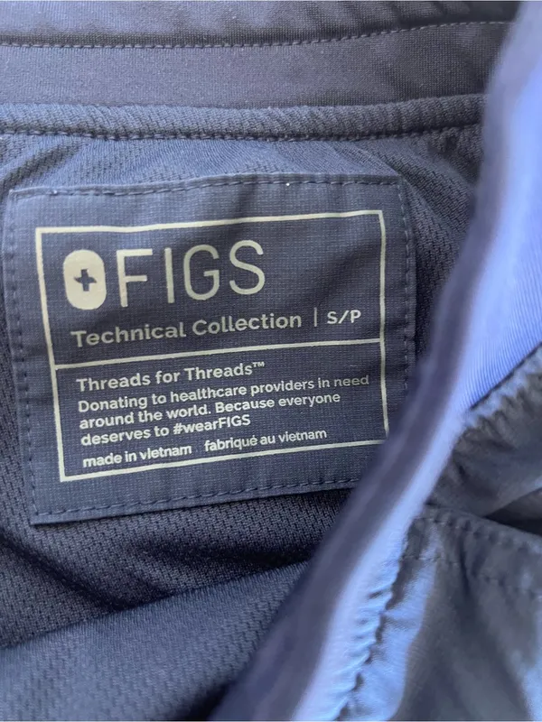 Figs Women's Yola FREEx Lined Skinny Scrub Pants Navy Medical - Image 4