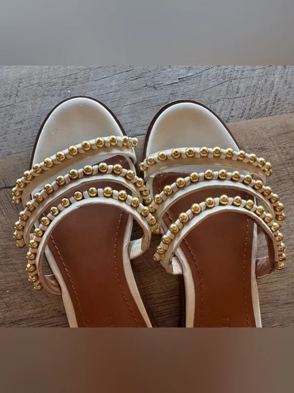 Coach Isa Studded Leather Slide Sandal (5B) - Image 4