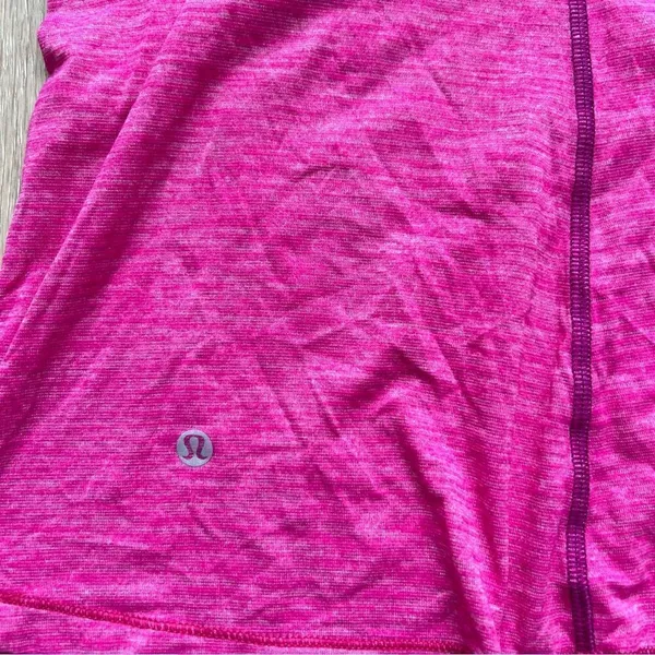 Lululemon Run For Gold Tank Hot Pink Magenta Running Tank Top Sports Bra Size 8 - Image 12