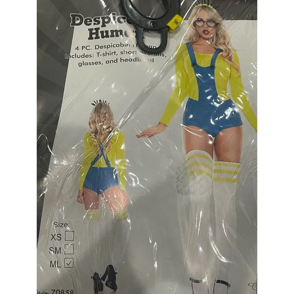 Music Legs Despicable Me Costume Size Medium Large - Image 3