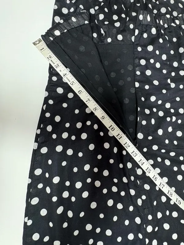 Jill Michelle Black Ad‎ White Polka Dot Strapless Midi Dress - Size 8. - Image 12