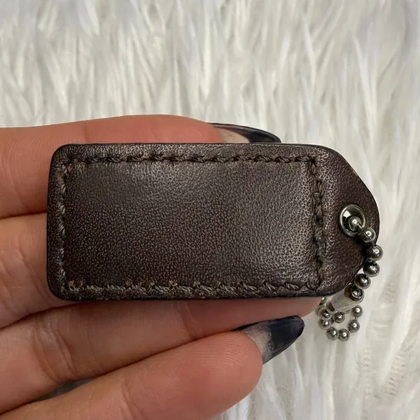 1.5" y2k COACH Fob Bag Charm Hang tag Hangtag - Image 2
